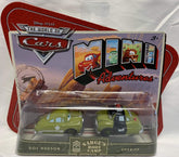 Disney Pixar Cars Mini Adventures Sarge's Boot Camp Doc Hudson & Sheriff Car Set